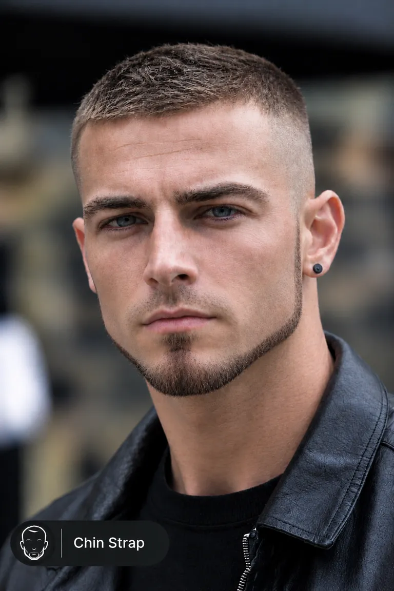 Man with a Chin Strap Beard