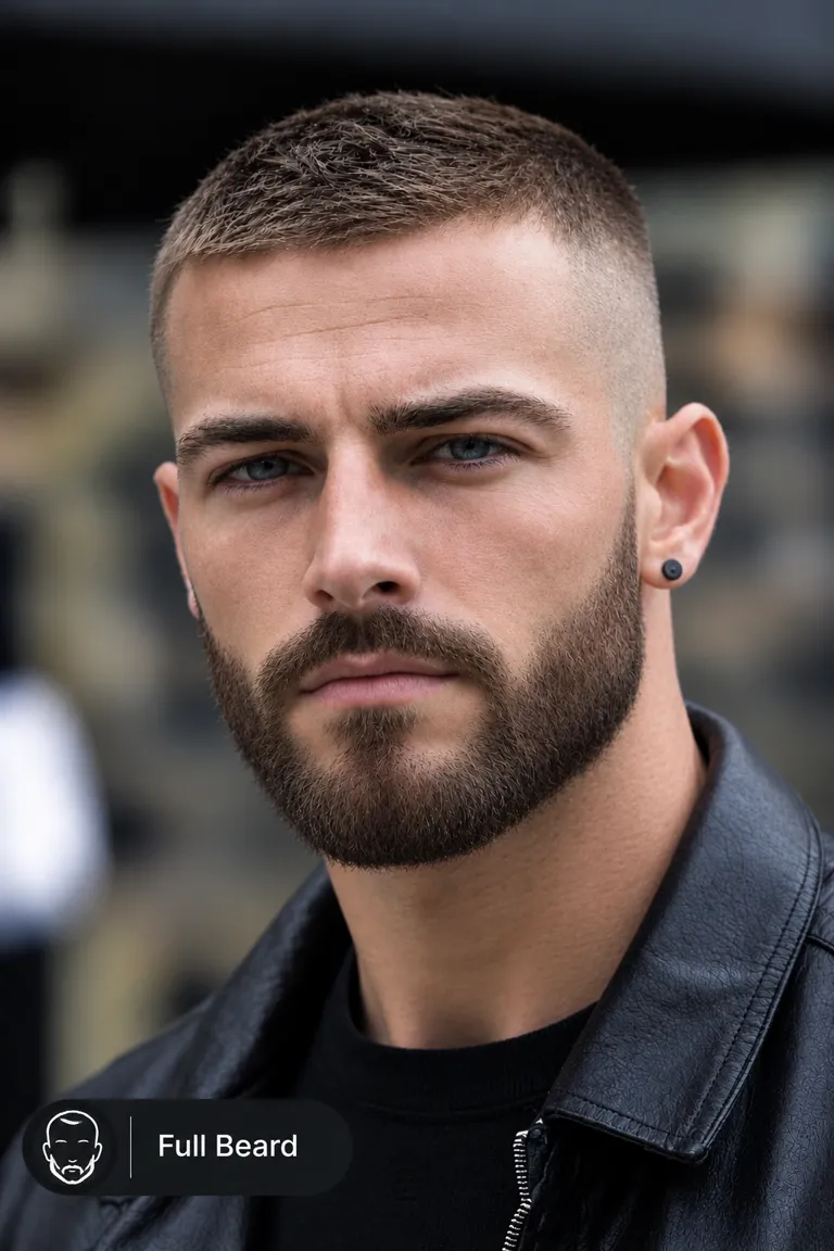 Man with a Full Beard
