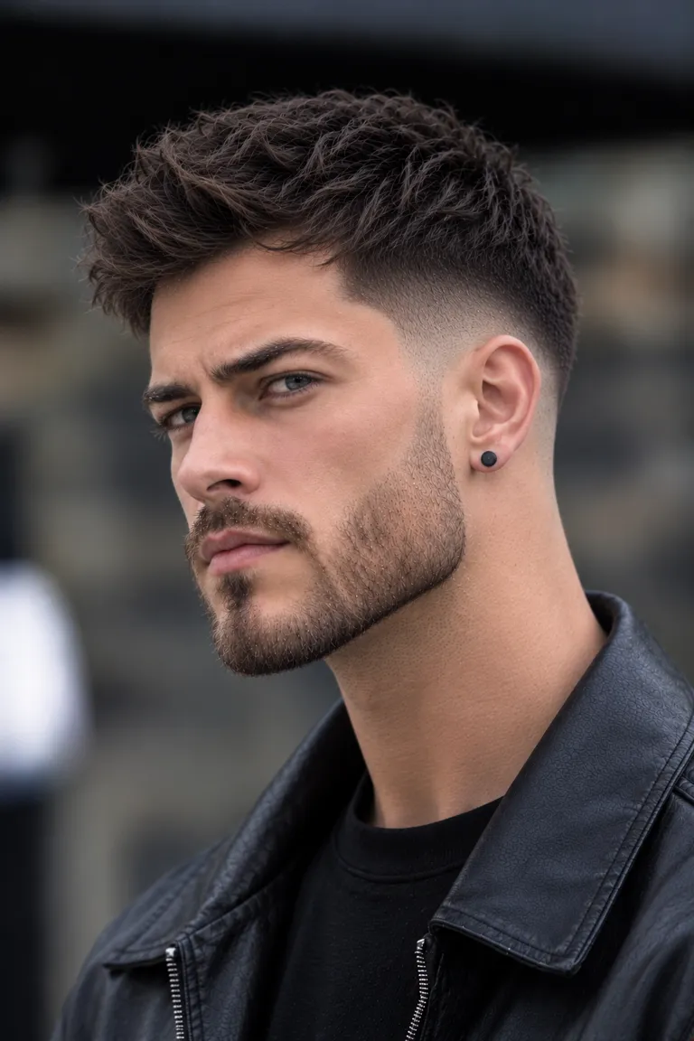 Drop Fade erkek saç modeli