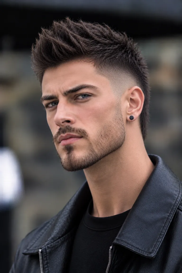 Faux Hawk erkek saç modeli